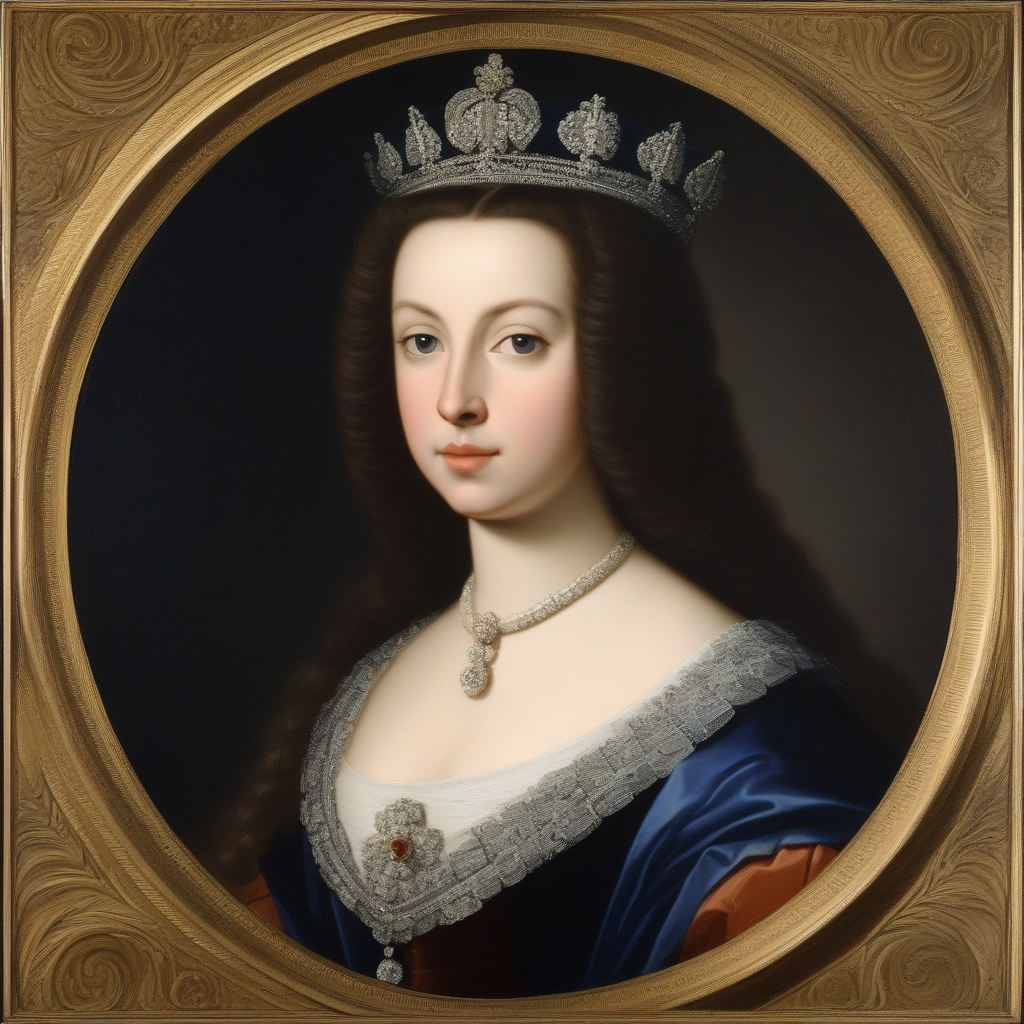 Retrato de Su Alteza Real Louise, Princesse de Bretagne (generado por IA)